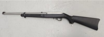 Ruger 10/22, 22LR, Semi Auto Rifle, Stainless Steel, 16″, 2 Mags, OEM bag.