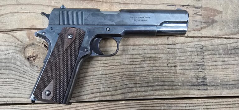 Colt 1911 Government, Made In 1916, .45ACP, Semi-Auto, Blued Finish, 5" barrel, Original Box w/ Paperwork, 2 Original Magazines, 1 Extra Magazine