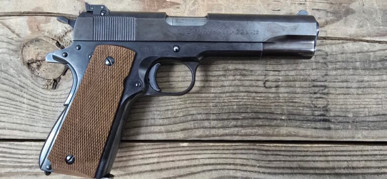 Colt 1911 ACE, Made In 1940, .22LR, Semi-Auto, Blued Finish, 5" Barrel, Original Box, 3 Magazines