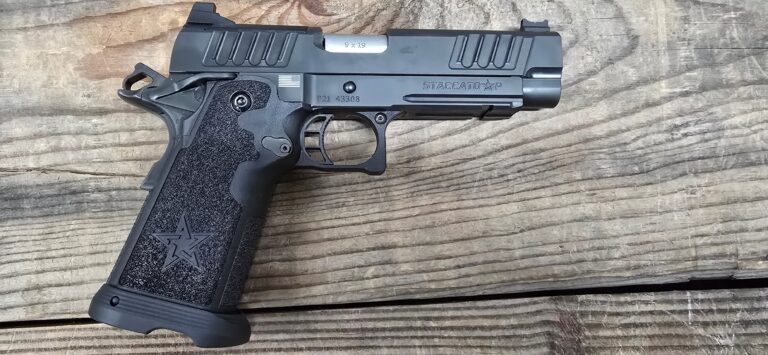 Staccato P, 9mm, Semi-Auto, Black, Optic Ready, 4.6" barrel, 5 Magazines, OEM Case