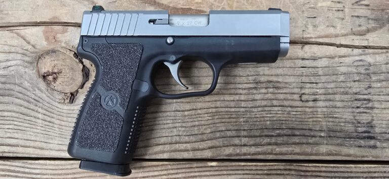 Kahr Arm CW9, Semi Auto Pistol, 9MM, 3.25" BBL, With 7 Magazine, OEM Box and Manual, Two Tone