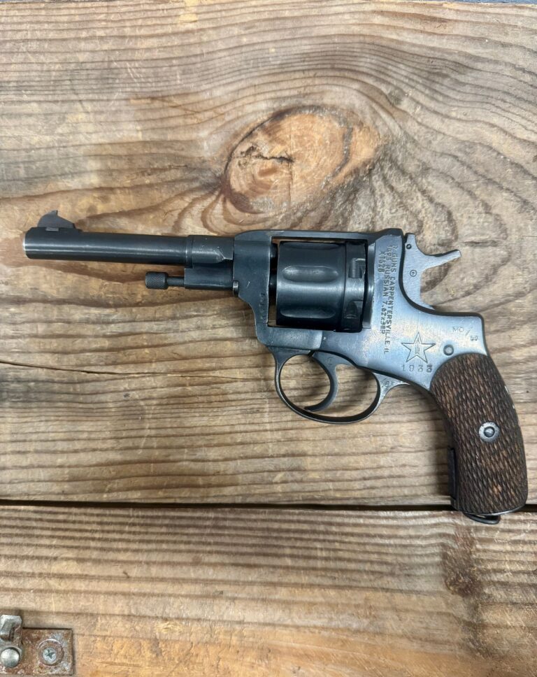 Russian Nagant 1895, Tula Arsenal, 1933 Production, 7.62×38mmR, 4.5" Barrel, Double‑Action Revolver, 1 of the Most Iconic Soviet Sidearms