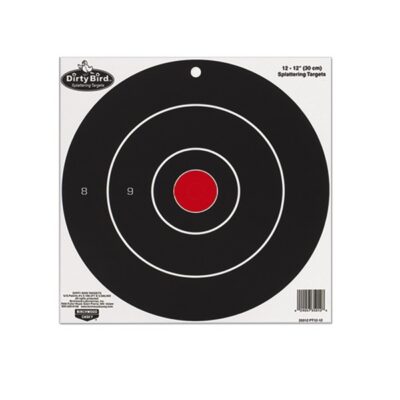 BC DIRTY BIRD 8in BULL’S-EYE TARGET – 200 SHEETS