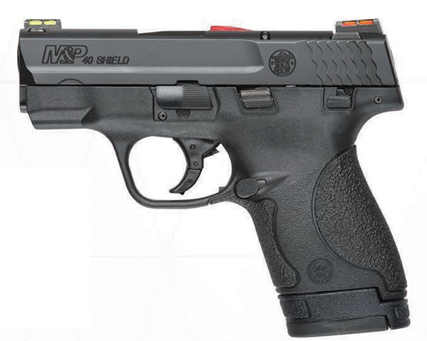 M&P Shield 40SW 3.1" Blk HiViz Cmp 6&7